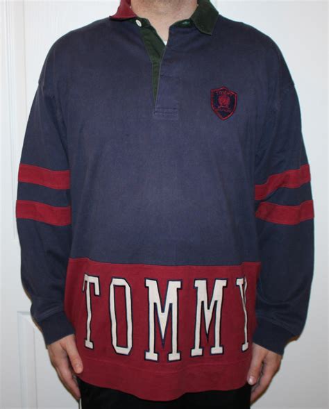 tommy hilfiger rugby jumper|vintage tommy hilfiger rugby shirt.